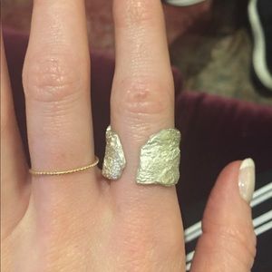 Hand Made Sterling Silver Rare Stacked Rings